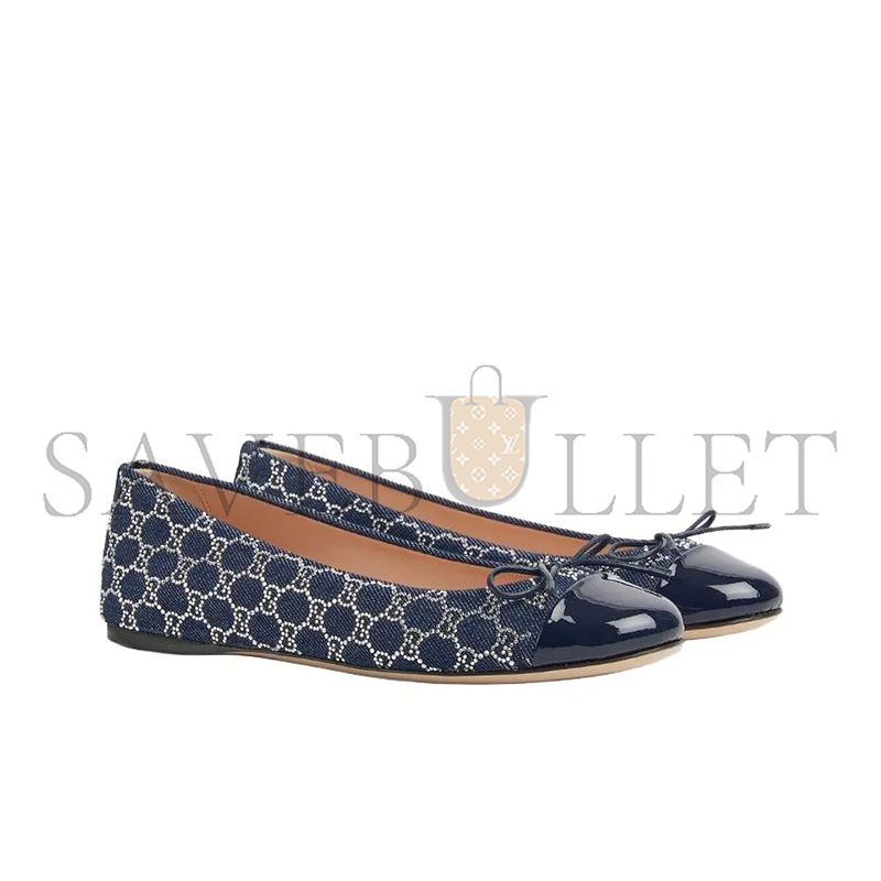 gvc*1 gg crystal ballet flats in De*1m 840754